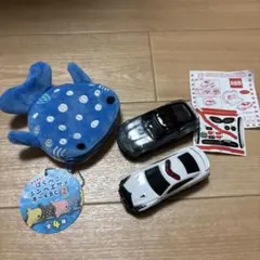 トミカ 2台セット ジンベエザメミニポーチ