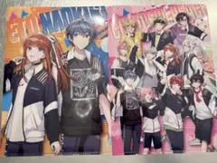 カラフルピーチクリアファイル2枚セット
