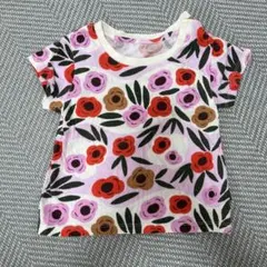 marimekko 花柄 半袖Tシャツ キッズのサムネイル