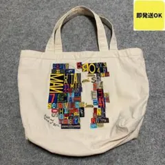 美品 ユナイテッドアローズ MUSTARD WORKS NY 刺繍 トートバッグのサムネイル