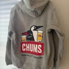 CHUMS オリオンビール コラボ パーカー M グレーヤンバルクイナ