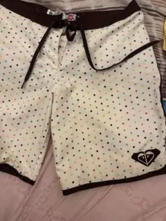 ROXY 水玉　水着　サーフパンツ ハーフパンツ Sサイズ