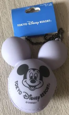 ディズニーリゾート ミッキー バルーン バックチャーム ケース付 パープル