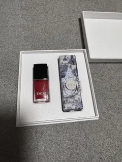 Dior レッド口紅 マニュキュア ノベルティ
