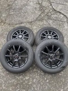 14インチ ホイールセット 夏タイヤ付き nismo風のサムネイル