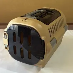 【一度のみ使用】　キャンピングキャリーファイン ダブルドア S ブラウンのサムネイル