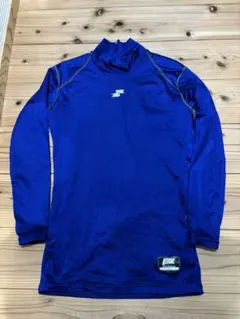 青 アンダーシャツ Lサイズ スーパーロゴ付き