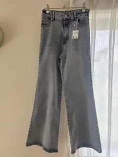 INGNI フレアデニムパンツ ライトブルー M