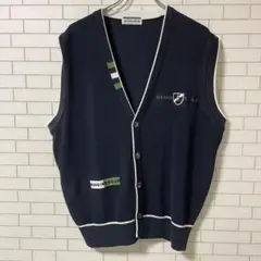 Munsingwear GRAND SLAM ベスト ネイビー ゴルフウェアのサムネイル