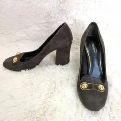 D&G Dolce & Gabbana スエード パンプス ゴールド金具のサムネイル