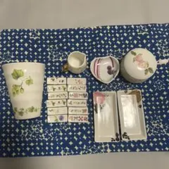 ポーセラーツ 食器セット 陶器 箸置き プレート カップ まとめ売り