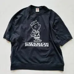 【美品】PEANUTS スウェット チャーリーブラウン XL（F170）
