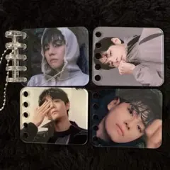 りん様BTSテテ　フォトプリントアクリルキーリング