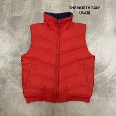 90s THE NORTH FACE ノースフェイス ダウンベスト アメリカ製