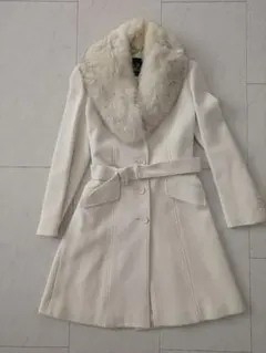 【中古】セシルマクビー　ファーコート