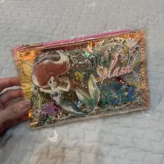 ディズニープリンセスキラキラホログラムポーチ【アリエル】