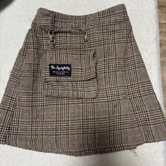 150 チェック柄 キュロット