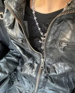 archive grunge cross v系 y2k silver