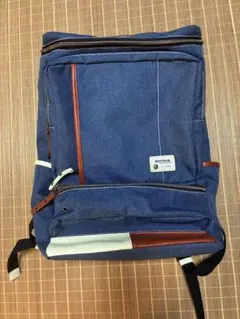 美品/MOUSTACHE デニム調 リュックサック バックパックのサムネイル