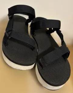 匿名配送 TEVA★ブラック★スポーツサンダル ★厚底