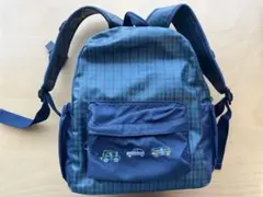 familiar キッズ用 リュック チェック柄 乗り物刺繍 - メルカリ