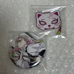 鬼滅の刃 甘露寺蜜璃 全集中展 幕間画缶バッジ