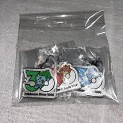 初代御三家セット　ポケモン 30周年 メタルチャームマスコット