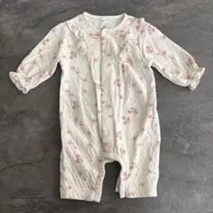 PETIT BATEAU プチバトー 花柄ロンパース