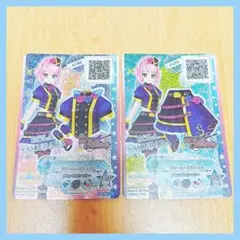 アイカツ！ オケカツ スクエア缶バッジ 2個セット 虹野ゆめ 桜庭ローラ