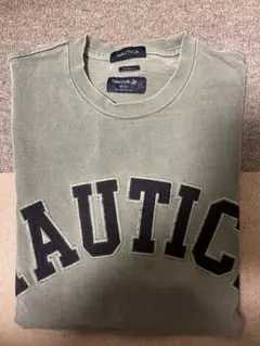 Nautica オリーブグリーン Tシャツ Lサイズ