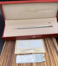 S.T. Dupont ボールペン シルバー 専用ケース付き - メルカリ