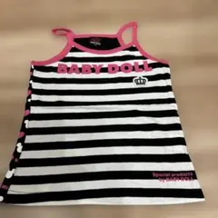 BABY DOLL ストライプ タンクトップ