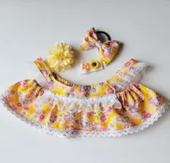 LOVOT服　ラボット服　浴衣風ワンピースと小物の5点セットのサムネイル
