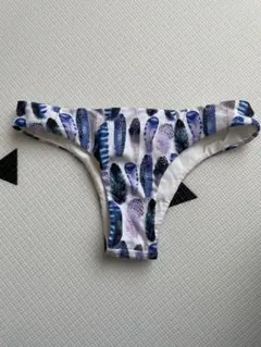 ALEXIA STAM羽根模様 ビキニショーツ