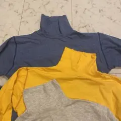 【3点セット】タートルネック　長袖　Tシャツ　 カットソー