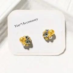 10-37　ハンドメイド☆ビジューピアス／イヤリング