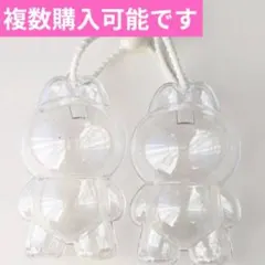 M【最安値】2個 クリアケース ラブブ ミニ LABUBU イニシャル 1003