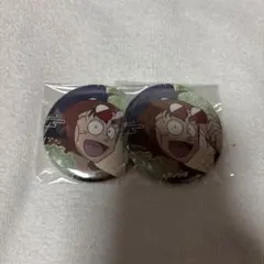 忍たま乱太郎 忍たま 七松小平太 百面相缶バッジ 2個