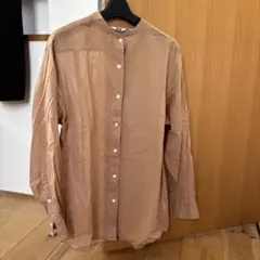 UNIQLO U ベージュ 長袖シャツ Lサイズ