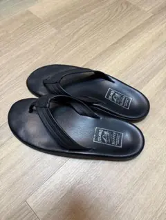ISLAND SLIPPER レザーサンダル ブラックのサムネイル