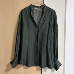 URBAN RESEARCH カーキ スキッパーシャツ 長袖