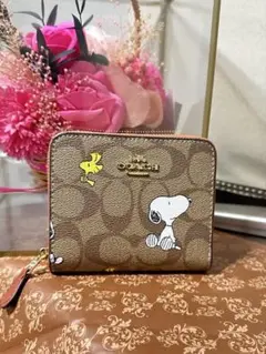 セ*ン様 美品 COACH パックマン コラボ シグネチャー リストレット