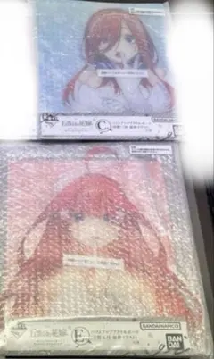 一番くじ　五等分の花嫁　バストアップアクリルボード C賞 E賞