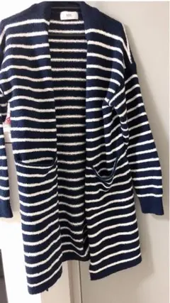 AZUL by MOUSSY ストライプカーディガン　新品同様　ユニセックス