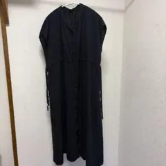 Hareiro 半袖シャツワンピース ネイビー L