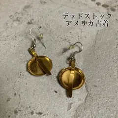 ビンテージ デッドストック フックピアス フライパン 包丁 ユニークデザインのサムネイル