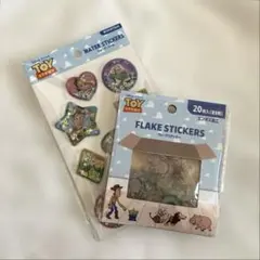 ディズニーウォーターシール➕フレークステッカー　２点　『匿名発送』