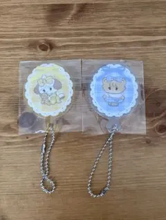 mikko アクリルミラーキーホルダー 2種セット