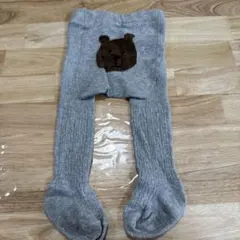 Baby GAP くまけつタイツ　グレー 0-12M