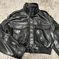 ZARA ダブルフェイス フェイクボンバージャケット - メルカリ